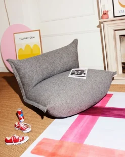 Fatboy The BonBaron Mingle fåtölj, grid stone