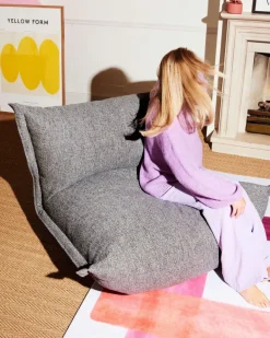 Fatboy The BonBaron Mingle fåtölj, grid stone