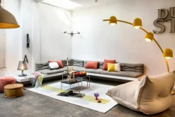 Fatboy The BonBaron Sherpa loungefåtölj, ekru