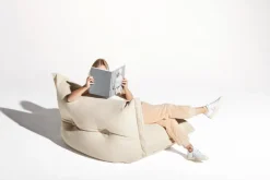 Fatboy The BonBaron Sherpa loungefåtölj, ekru