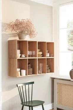 FDB Møbler B98 bokhylla, 54 x 32 x 36 cm, lackad ek