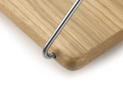 FDB Møbler B145 hylla, 20 x 90 cm, lackad ek - grå