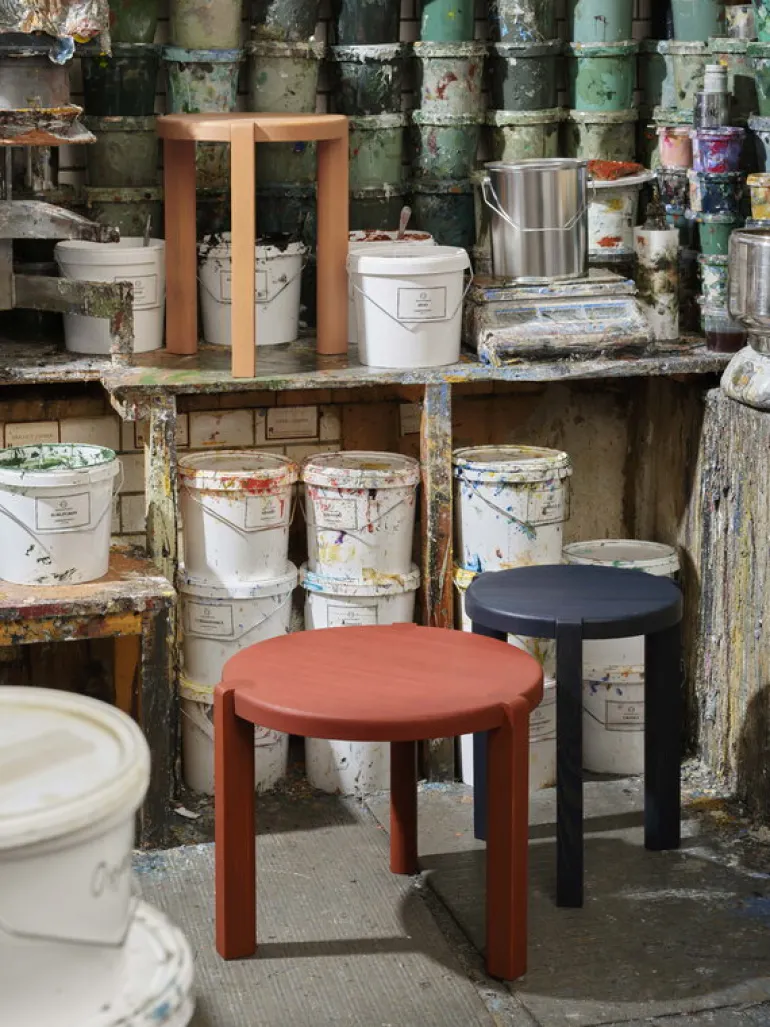 FDB Møbler D108 Ragnsminde soffbord, 48 cm, Carmine red