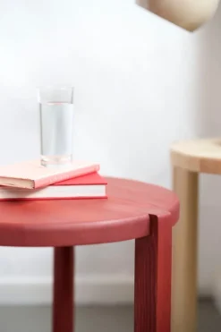 FDB Møbler D108 Ragnsminde soffbord, 48 cm, Carmine red