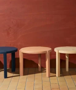 FDB Møbler D108 Ragnsminde soffbord, 48 cm, persika