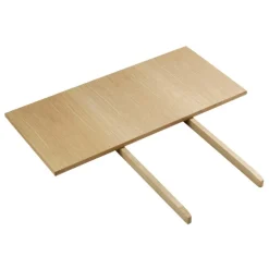 FDB Møbler Extra blad för C35A och C35B bord, lackad ek