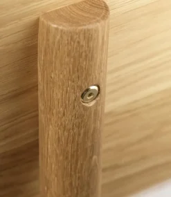 FDB Møbler G30 Radius sängram, 180 x 200 cm, oljad ek