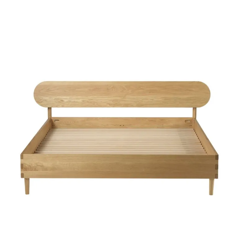 FDB Møbler G30 Radius sängram, 180 x 200 cm, oljad ek