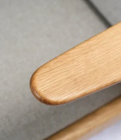 FDB Møbler J53 fåtölj, ek - Cosmo 30 ljusgrå