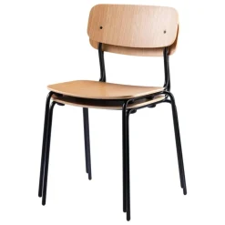 FDB Møbler J182 Holmen stol, ekfaner