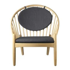FDB Møbler J166 Jørna karmstol, ek - mörkgrå