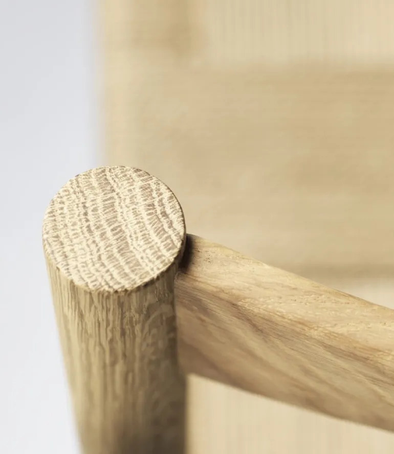 FDB Møbler J178 Lønstrup stol, lackad ek - papperssnöre