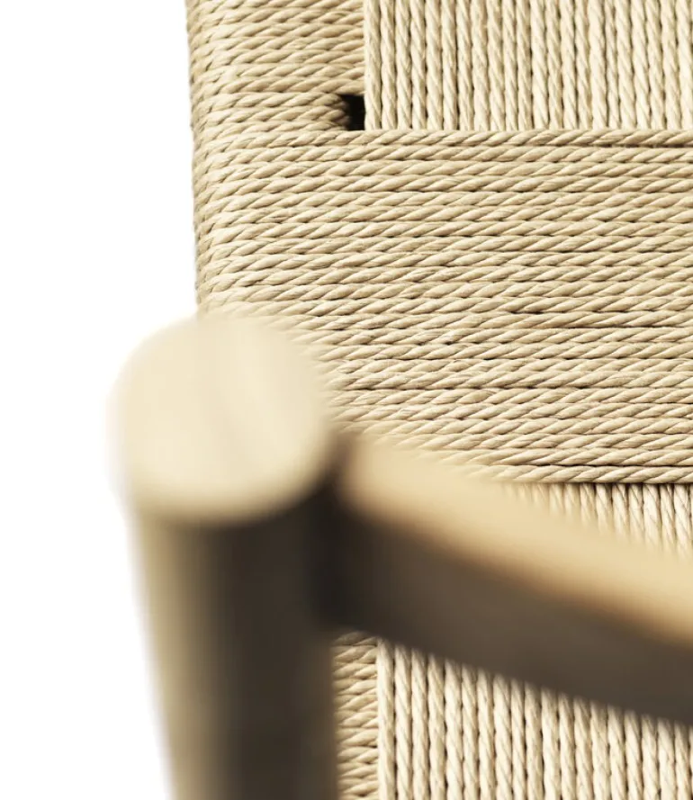 FDB Møbler J178 Lønstrup stol, lackad ek - papperssnöre