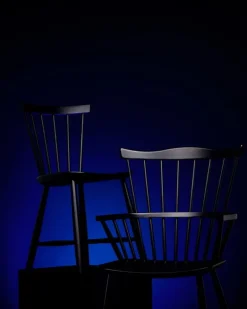 FDB Møbler J46 stol, svart