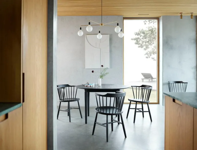 FDB Møbler J18 stol, svart