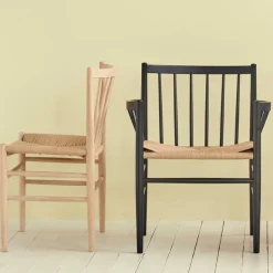 FDB Møbler J81 stol, svart bok