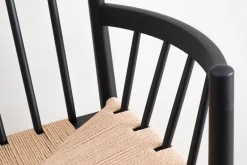 FDB Møbler J81 stol, svart bok