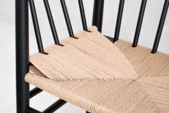 FDB Møbler J81 stol, svart bok