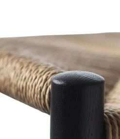 FDB Møbler J164C hög pall, 67 cm, svart ek