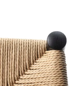 FDB Møbler J164C hög pall, 67 cm, svart ek