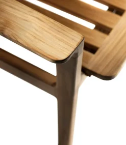 FDB Møbler M12 Sammen 2-sitsbänk med ryggstöd