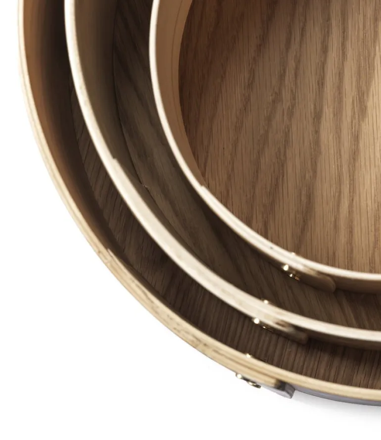 FDB Møbler X3 Drejo förvaringslåda, 31 cm, ekfaner