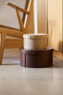 FDB Møbler X3 Drejo förvaringslåda, 22 cm, gråbeige