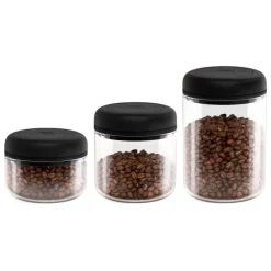 Fellow Atmos vakuumbehållare, 0,7 l, klar - mattsvart