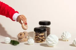 Fellow Atmos vakuumbehållare, 0,7 l, klar - mattsvart