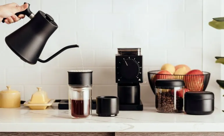 Fellow Stagg X pourover-kaffeset med avsmakningsglas