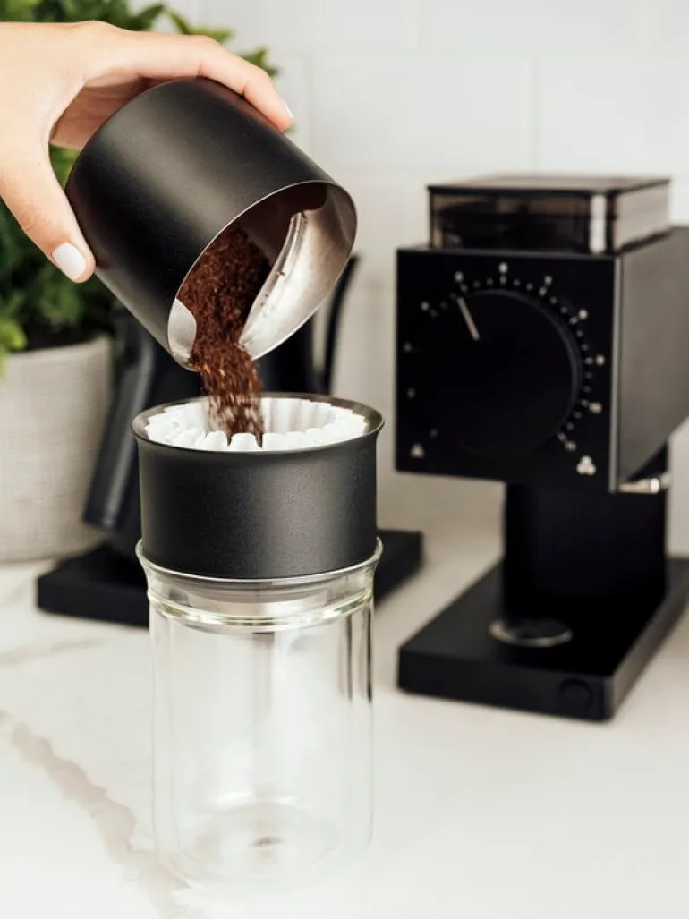 Fellow Stagg X pourover-kaffeset med avsmakningsglas