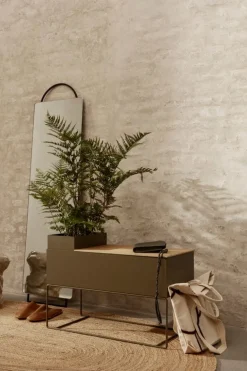 ferm LIVING Adorn spegel, stor, svart