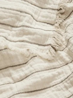 ferm LIVING Aires överkast, dubbelt, 250 x 240 cm, ofärgat