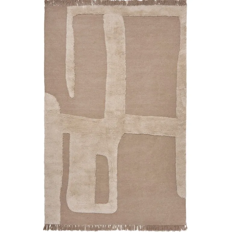 ferm LIVING Alley ullmatta, 160 x 250, natur