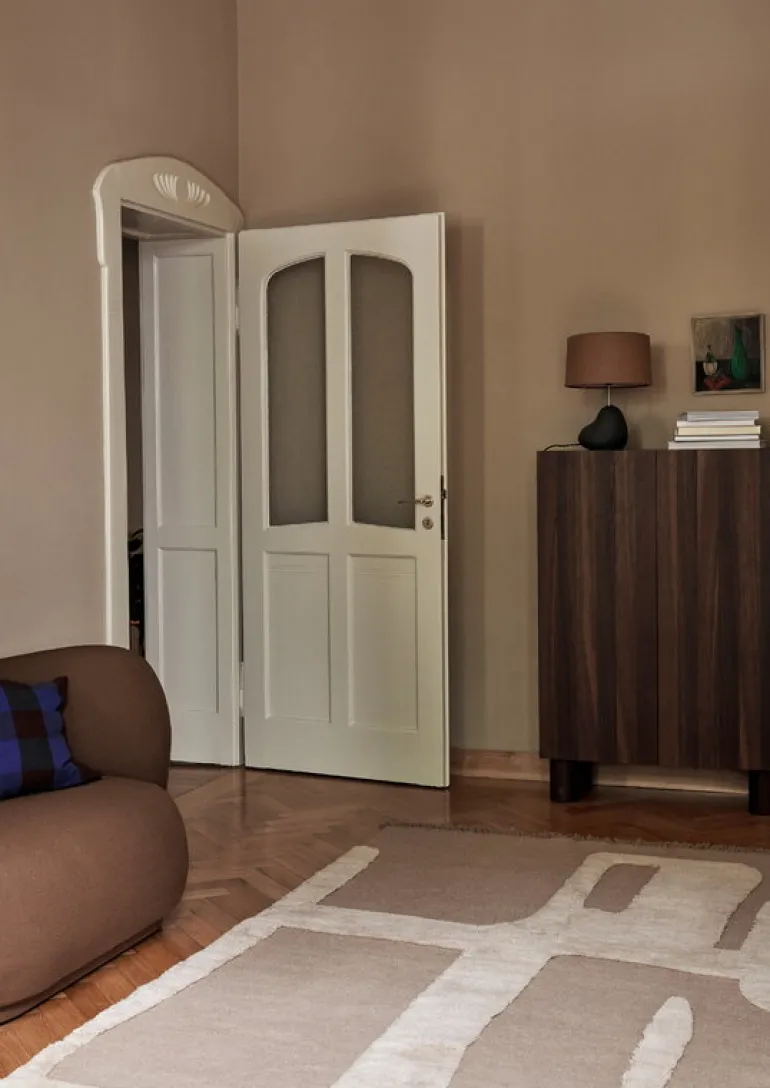 ferm LIVING Alley ullmatta, 160 x 250, natur