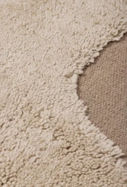 ferm LIVING Alley ullmatta, 140 x 200 cm, naturlig