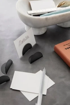 ferm LIVING Alza skål, vit marmor