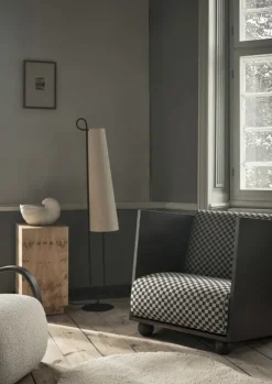 ferm LIVING Ancora golvlampa, svart - natur