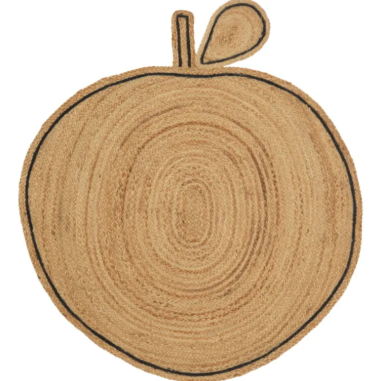 ferm LIVING Apple vävd jute-matta, natur