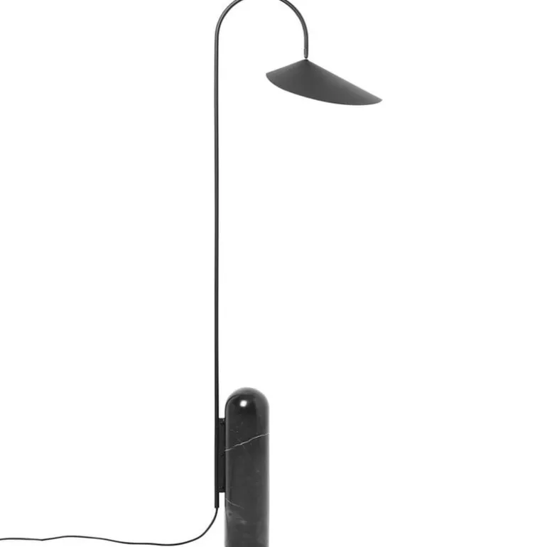 ferm LIVING Arum golvlampa, svart