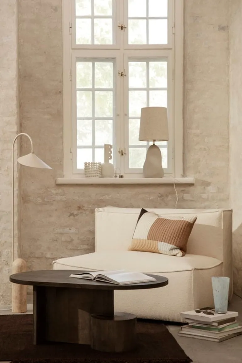 ferm LIVING Arum golvlampa, cashmere