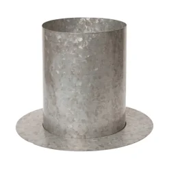 ferm LIVING Auran kruka, medium, galvaniserad