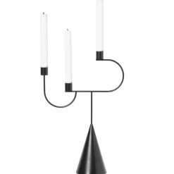 ferm LIVING Avant kandelaber, svart