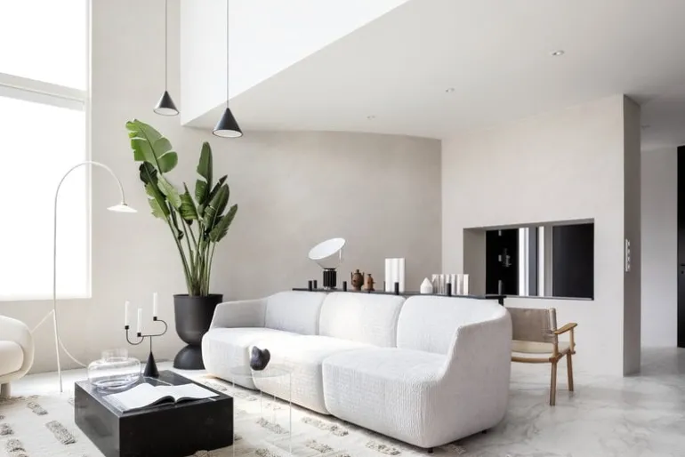 ferm LIVING Avant kandelaber, svart