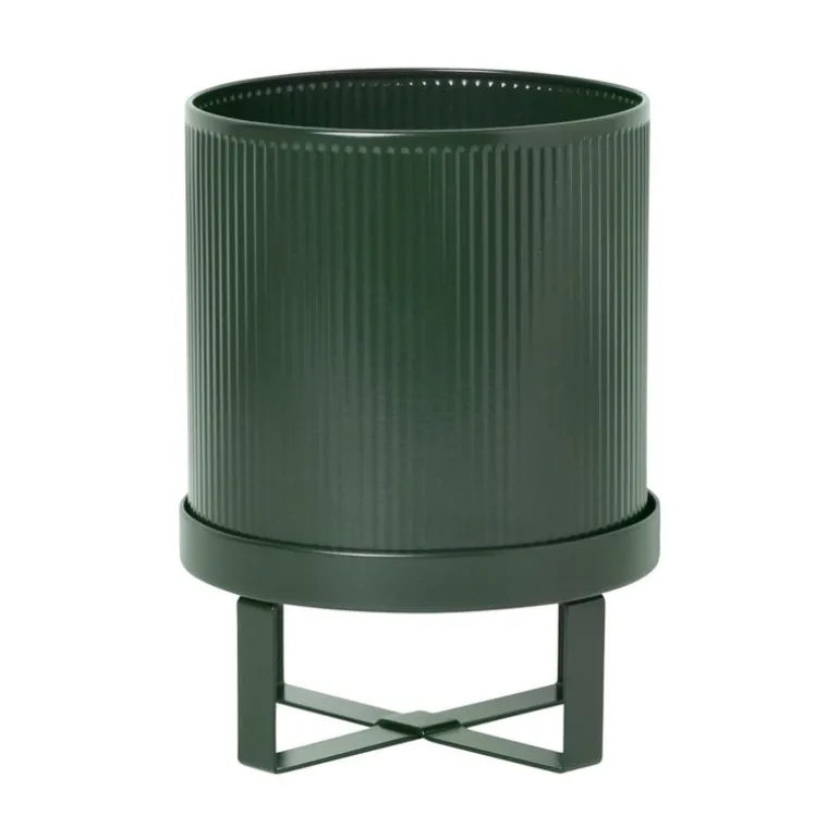ferm LIVING Bau kruka, liten, mörkgrön