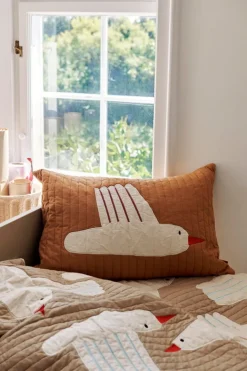 ferm LIVING Bird kviltad filt, 80 x 110 cm, sand