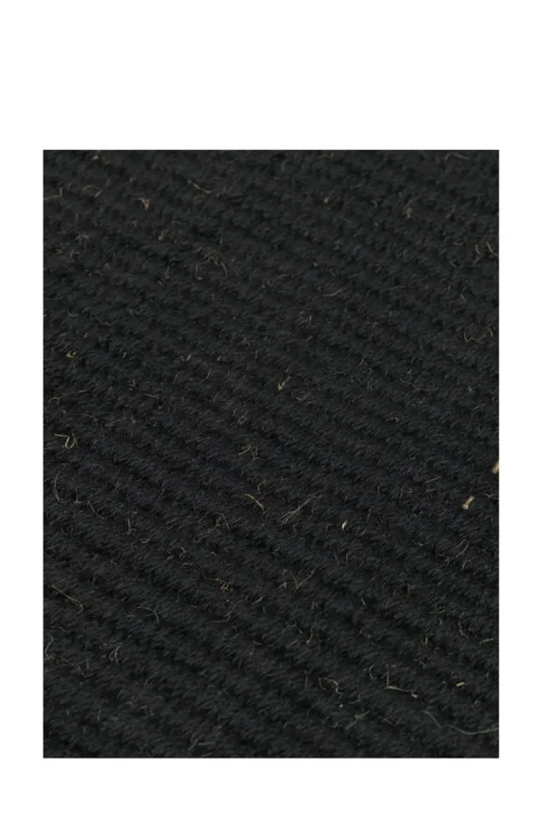 ferm LIVING Block Runner matta, 80 x 200 cm, svart - natur