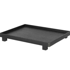 ferm LIVING Bon bricka L, svartbetsad ek