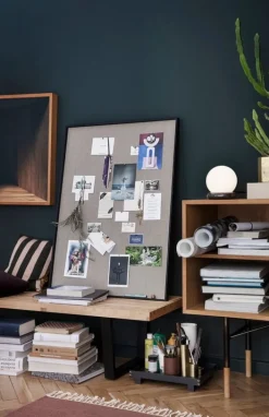 ferm LIVING Bon bricka S, svartbetsad ek