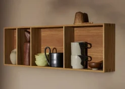 ferm LIVING Bon hylla, 80 cm, oljad ek